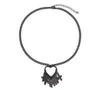 Necklace pendant European and American jewelry, dark cross, love necklace, trend, gothic retro style earrings, necklace gift