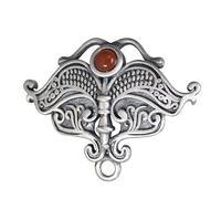 Necklace Pendant for Women ? Red butterfly Creative Vintage sweater chain pendant