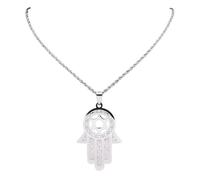 Necklace Pendant Hand of Fatima Magen Star of David Necklace for Women Men Hexagram Hamsa Hand Necklaces Jewelry Presents Birthday Jewellery Presents, size