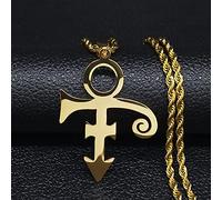 Necklace Pendant Memorial Symbol Love Logo Steampunk Necklaces Men The Minimalism Artist Love Symbol Prince Necklace Jewelry Jewelry birthday gifts for women men