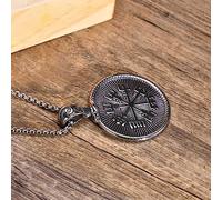 Necklace Pendant Men Viking Wayfinder Pendant Necklacec with Snake Symbol Norse Rune Necklaces Fashion Party Wedding Fine Jewelry Jewelry birthday gifts for women men