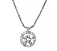 Necklace Pendant Pentacle Pentagram Pendant Necklace Men Star Chain Statement Talisman Amulet Jewelry Jewelry birthday gifts for women men