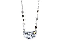 Necklace Pendant Spiral Vortex Necklace durings Silver Color Wolf Chain Necklace Jewelry chains women Jewelry birthday gifts for women men