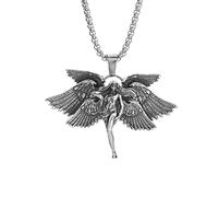 Necklace Pendant Vintage Angel Goddess Pendant Necklace Seraphim Long Chain Men Women Amulet Accessory Punk Street Gifts Jewelry birthday gifts for women men