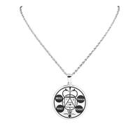 Necklace Pendant VITRIOL Alchemical Necklace Men Women Color Alchemy Amulet Kabbalah Talisman Necklaces Jewelry Birthday Jewellery Presents