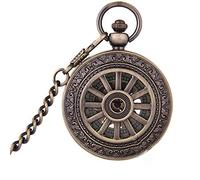 Necklace Retro Hollow Flip Fashion Student Necklace Trends Shipping Mechanical Men and Women Pocket Watch Decorate Gift for Father Pocket Watch