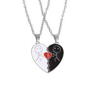 Necklace Set for Women, Heart-Shaped Match Pendant | Friendship Souvenir Jewellery Pendant for Women Men Family Colleagues for Home and Travel Occasions, Se référer à la description, Aluminium, Refer