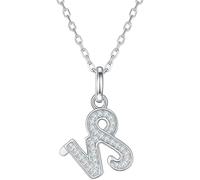 necklace Silver Shining Necklaces Sterling Twelve Constellations Moissanite Inlay Dainty 12 Zodiac Pendant for Women jewelry