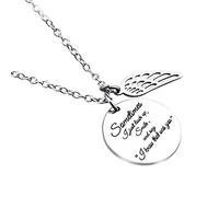 Necklace-sometimesI That You” K- Wing -encrusted Was Just “I And Say Angel The Necklaces Pendants Women Pearl Necklace (as show, One Size)