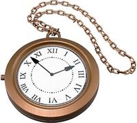 Necklace Steampunk Rapper Xmas Party White Rabbit Giant Jumbo Clock Medallion Uk