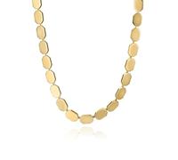 Necklace Steel Ip Gold Plates Mrs. Fn