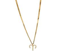 necklace Sterling Silver Twelve Constellations Zircon Women Golden Dainty Clavicle Chain Shiny Cz Guardian Choker Party Jewelry Gift