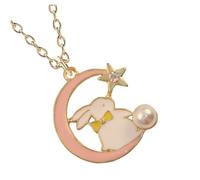 Necklace Unicorn Rabbit Charms Pendant Bunny Kit Doll Bracelets Moon Loom Candy Bunnies Jewelry for Alloy Blue