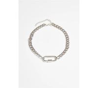 Necklace Urban Classics Fastener Argenté TU