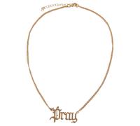 Necklace Urban Classics Pray Chunky Golden One size