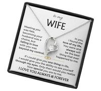 Necklace with a heart-shaped pendant, Valentine's Day, love, classic