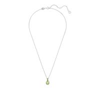 Necklace with Pendant Birthstone August Cushion Cut Green - female - Swarovski - Necklaces - Gray - ONE SIZE - Accessories ONE SIZE