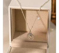Necklace with Queen Avatar Pendant for Women Double Layer Jewelry Present New,