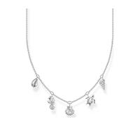 Necklace with sea creatures silver-colored, female, THOMAS SABO, Necklaces, Gray, ONE SIZE, Accessories ONE SIZE