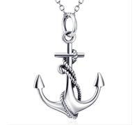 Necklace Women S Necklace Jewelry S925 Sterling Necklace Creative Anchor Pendant Men S and Women S Jewelry Valentine S Day GiftNecklace for Women Men