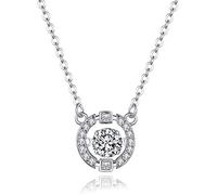 Necklace Women S Necklace Sterling -Encrusted Diamond S925 Pendant Jewelry Creative Fashion Jewelry Beating Heart NecklaceNecklace for Women Men