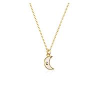 Necklaces 925 Sterling Silver Golden Moon Eye Rainbow Charm Pendant Long Chain Necklace Necklace Luxury Jewelry 2021 Wedding Gift