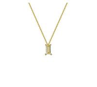 Necklaces 925 Sterling Silver Long Chain Pendant Necklace Square Austrian Zircon Crystal 2021 Fashion Ladies Simple Luxury Jewelry