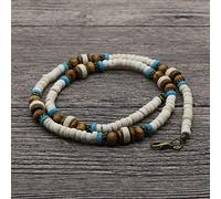 Necklaces and jewellery Boho Men Beaded Choker Necklace Tribal Jewelry White Coconut Shell Surfer Necklace For Men gifts for women