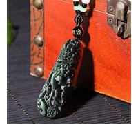 Necklaces Feng Shui Healing Crystal Necklace Lucky Pixiu Charm Necklace Natural Rainbow Eye Obsidian Gold Obsidian Pendant Necklace Amulet Attract Prosperity Love Luck Money,Rainbow Eye ( Color : Rain