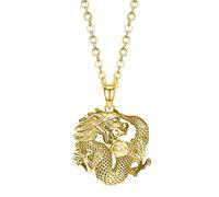 Necklaces For Women Necklaces Girls Gifts For Girls Birthday Presents Channel The Energy Of The Chinese Zodiac Dragon With This Stunning Necklace A Loved Ones! Pendant (Gold, One Size)