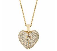 Necklaces For Women Necklaces Girls Gifts For Girls Birthday Presents Simple Necklace Women's Hundred Fashion Collarbone Chain Pendant Necklace Big (Gold, One Size)