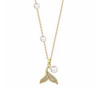 Necklaces For Women Necklaces Girls Gifts For Girls Birthday Presents Simple Necklace Women's Hundred Fashion Collarbone Chain Pendant Necklace Dainty Womens (Gold, One Size)