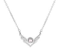 Necklaces For Women Necklaces Girls Gifts For Girls Birthday Presents You Day Memory Present Valentine's Projection Love I 100 Languages Necklace Pendants Necklace Pendants Women (One Size)