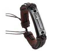 Necklaces For Women Pendant Jewellery Gifts For Mum Wife Girlfriend Mothers Day Leather Bracelet Men: Confirmation Gifts Teenage Boy Stacked Necklace (B, One Size)