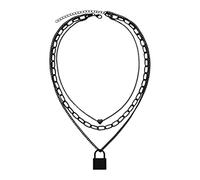 Necklaces For Women Pendant Jewellery Gifts For Mum Wife Girlfriend Mothers Day Metal Three Layer Punk Necklace Fashion Pendant Woman Necklace Mountain Women (One Size)