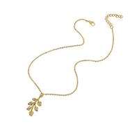 Necklaces For Women Silver Jewellery Gift For Women Dainty Gold Pendant Necklace Gold Plated Delicate Tiny Love Heart Star Leaf Pendant Necklace Simple Everyday Jewelry Stacked One Size