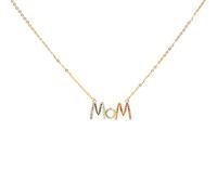 Necklaces For Women Silver Jewellery Gift For Women letter Stainless Gift A necklace mother MOM Mother's my Day Steel Accessory Laye Long Necklaces (Multicolor, One Size)