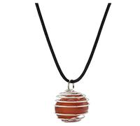 Necklaces For Women Sterling Silver Classic Style Valentine'S Day Bead Round Stone Beads Crystal Cage Spiral Necklace Pendants Jewelry Gemstone Necklaces Pendants Bulk for Women