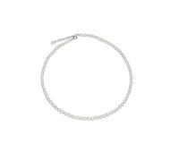 necklaces freshwater pearl necklace female 3-4mm rice shaped white fashion jewelry for girlfriend women's pendants