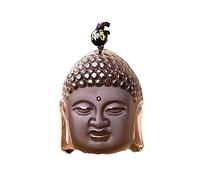 Necklaces Ice Natural Obsidian Buddha Head Pendant Man Dashi-rai Life Buddha Pendant Exorcism Evil Luck Necklace Lady