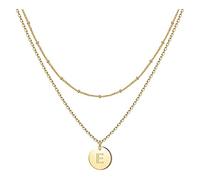 Necklaces Letter Fashion 26 Heart Chain Neck Women's Letters Necklace Circular Layer Double
