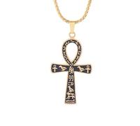 necklaces personalised necklace,Ancient Egyptian Ankh Cross Pendant Necklace for Men and Women Pharaoh Life Key Amulet Jewelry
