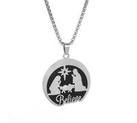 necklaces personalised necklace,Cartoon Creative Praying Man Necklace Trendy Brand Versatile Decorative Personalized Sweater Chain