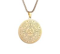 necklaces personalised necklace,Classic Celtic Knot Pentagram Rune Pendant Necklace Men's and Women's Fashion Jewelry Accessories