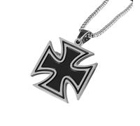 necklaces personalised necklace,Classic Knight's Temple Cross Pendant Necklace Men's Personalized Alternative Punk Trend Amulet Jewelry Gift