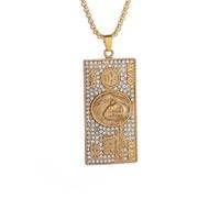 necklaces personalised necklace,Creative Hip Hop Ice Cream Big Money Necklace Million Dollar Bill Pendant for Men and Women Wealth Symbol Punk Rock Rap Jewelry
