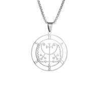 necklaces personalised necklace,Devil Seal Pendant Cross Magic Wand Wings Necklace for Men and Women Fashion Punk Jewelry Gift