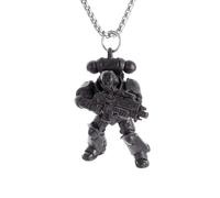 necklaces personalised necklace,Fashion Black Flying Space Mech Warrior Submachine Gun Pendant Necklace Men Hip Hop Trend Cool Jewelry Boys Gifts