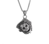 necklaces personalised necklace,Gothic Hip Hop Skull Pendant Necklace Men's Personalized Punk Fashion Trend Cycling Alternative Accessories