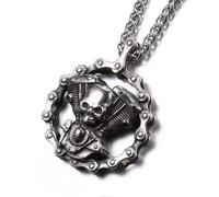 necklaces personalised necklace,Heavy Duty Motorcycle Motor Pendant Gothic Bicycle Chain Skull Necklace for Men Punk Biker Rock Party Jewelry